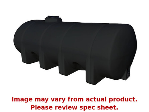 Norwesco 2035 Gallon Black Elliptical Leg Tank