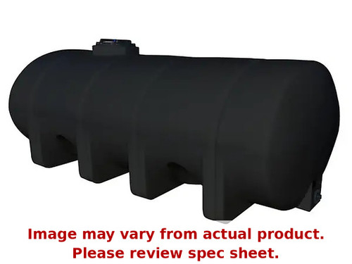 Norwesco 2035 Gallon Heavy Duty Black Elliptical Leg Tank