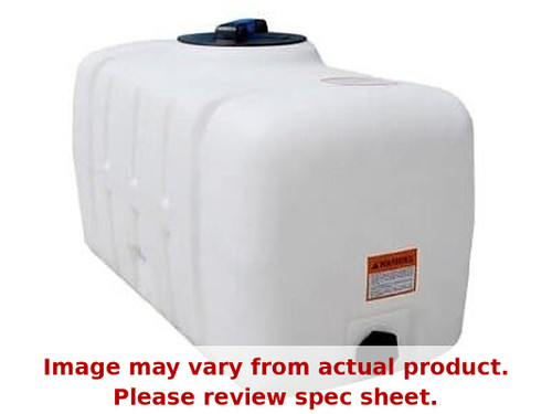 Norwesco 200 Gallon Plastic Portable Flat Bottom Utility Tank in White