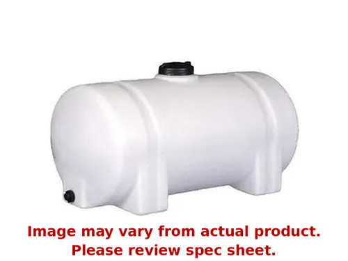 Norwesco 65 Gallon Plastic Horizontal Leg Tank in White
