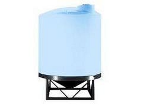 Norwesco 4950 Gallon Light Blue Heavy Duty Cone Bottom Plastic Tank