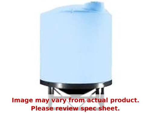 Norwesco 7500 Gallon 30 Degree Plastic Vertical Cone Bottom Tank in Blue