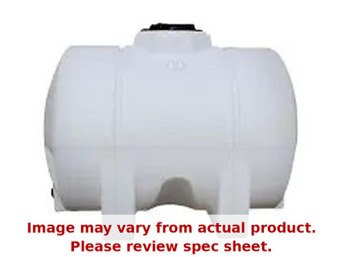 Norwesco 925 Gallon Plastic Horizontal Leg Tank in White