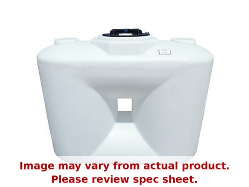 Norwesco 300 Gallon Plastic Doorway Water Storage Tank in White