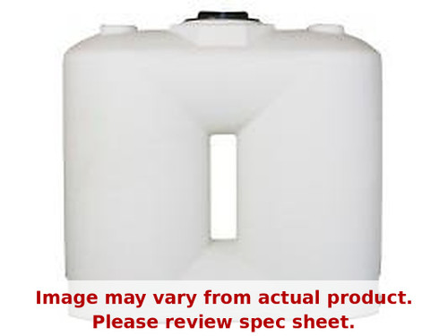 Norwesco 400 Gallon Plastic Doorway Water Storage Tank in White