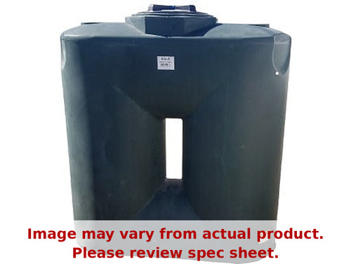 Norwesco 300 Gallon Plastic Doorway Water Storage Tank in Green