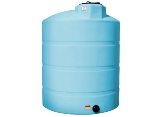 Norwesco 1000 Gallon Heavy Duty Blue Vertical Liquid Storage Tank