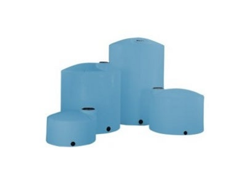 Norwesco 10,500 Gallon HDPE Vertical Liquid Storage Tank in Blue