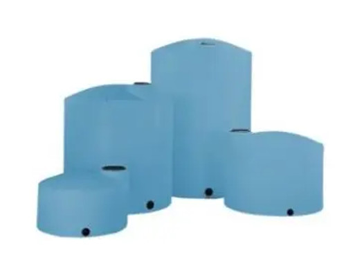 Norwesco 2500 Gallon Vertical Plastic Storage Tank in Blue