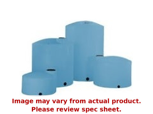 Norwesco 4995 Gallon HDPE Vertical Liquid Storage Tank in Blue