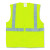 ANSI Class 2 Two-Pocket Zipper Mesh Safety Vest, Polyester Mesh, X-Large, Hi-Viz Lime Yellow