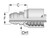 B-1620-MJIC - Kuriyama 1" Hose x 1-1/4 JIC Male