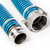 3" EPDM Blue & Black Hose Assembly, 30 ft — Choose Camlock Fittings