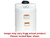 Norwesco 25 Gallon Plastic Vertical Liquid Storage Tank in White