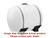 Norwesco 30 Gallon Plastic Applicator Saddle Tank in White