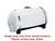 Norwesco 400 Gallon Plastic Applicator Saddle Tank in White