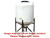 Norwesco 160 Gallon 45° Plastic Cone Bottom Tank