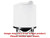 Norwesco 1000 Gallon 45 Degree Plastic Cone Bottom Tank in White