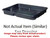 Norwesco 140 Gallon Plastic Containment Tray in Black