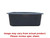 Norwesco 140 Gallon Plastic Containment Tray in Black