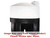 Norwesco 1600 Gallon 30° Plastic Cone Bottom Tank with Poly Stand in White