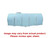 Norwesco 2010 Gallon HDPE Horizontal Leg Tank with Bottom Drain in Light Blue