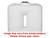 Norwesco 150 Gallon Doorway Water Tank in White