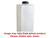 Norwesco 20 Gallon Plastic Portable Flat Bottom Utility Tank in White