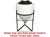 Norwesco 30 Gallon 57 Degree Plastic Cone Bottom Inductor Tank in White