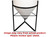 Norwesco 35 Gallon Inductor Tank Steel Stand – 45° Cone