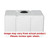 Norwesco 100 Gallon Plastic Portable Loaf Utility Tank in White
