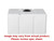 Norwesco 200 Gallon Plastic Portable Loaf Utility Tank in White