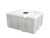 Norwesco 300 Gallon Plastic Portable Loaf Utility Tank in White Norwesco 300 Gallon Plastic Portable Loaf Utility Tank in White