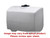 Norwesco 100 Gallon Plastic Pest Control Operator Tank in White