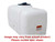 Norwesco 300 Gallon Plastic Pest Control Operator Tank in White