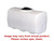 Norwesco 300 Gallon Plastic Pest Control Operator Tank in White