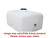 Norwesco 200 Gallon Plastic Pest Control Operator Tank in White