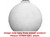 Norwesco 525 Gallon Plastic Spherical Liquid Storage Tank in White