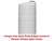 Norwesco 2000 Gallon Plastic Vertical Liquid Storage Tank in White