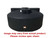 Norwesco 600 Gallon Plastic Vertical Water Storage Tank in Black