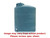 Norwesco 1000 Gallon Plastic Vertical Water Storage Tank in Green