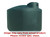 Norwesco 1000 Gallon Plastic Vertical Water Storage Tank in Green