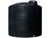Norwesco 11000 Gallon Plastic Vertical Water Storage Tank in Black
