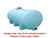 Norwesco 1335 Gallon Heavy Duty Light Blue Elliptical Leg Tank