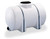 Norwesco 35 Gallon Plastic Horizontal Leg Tank in White
