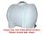 Norwesco 225 Gallon Plastic Horizontal Leg Tank in White