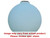 Norwesco 1100 Gallon Plastic Spherical Liquid Storage Tank in Blue