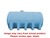 Norwesco 5025 Gallon Heavy Duty Horizontal Leg Tank