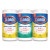 Disinfecting Wipes, Value Pack, Bleach Free Cleaning Wipes, 1-Ply, 7x8, Fresh Scent/Citrus Blend, White, 75/Canister, 3/Pack