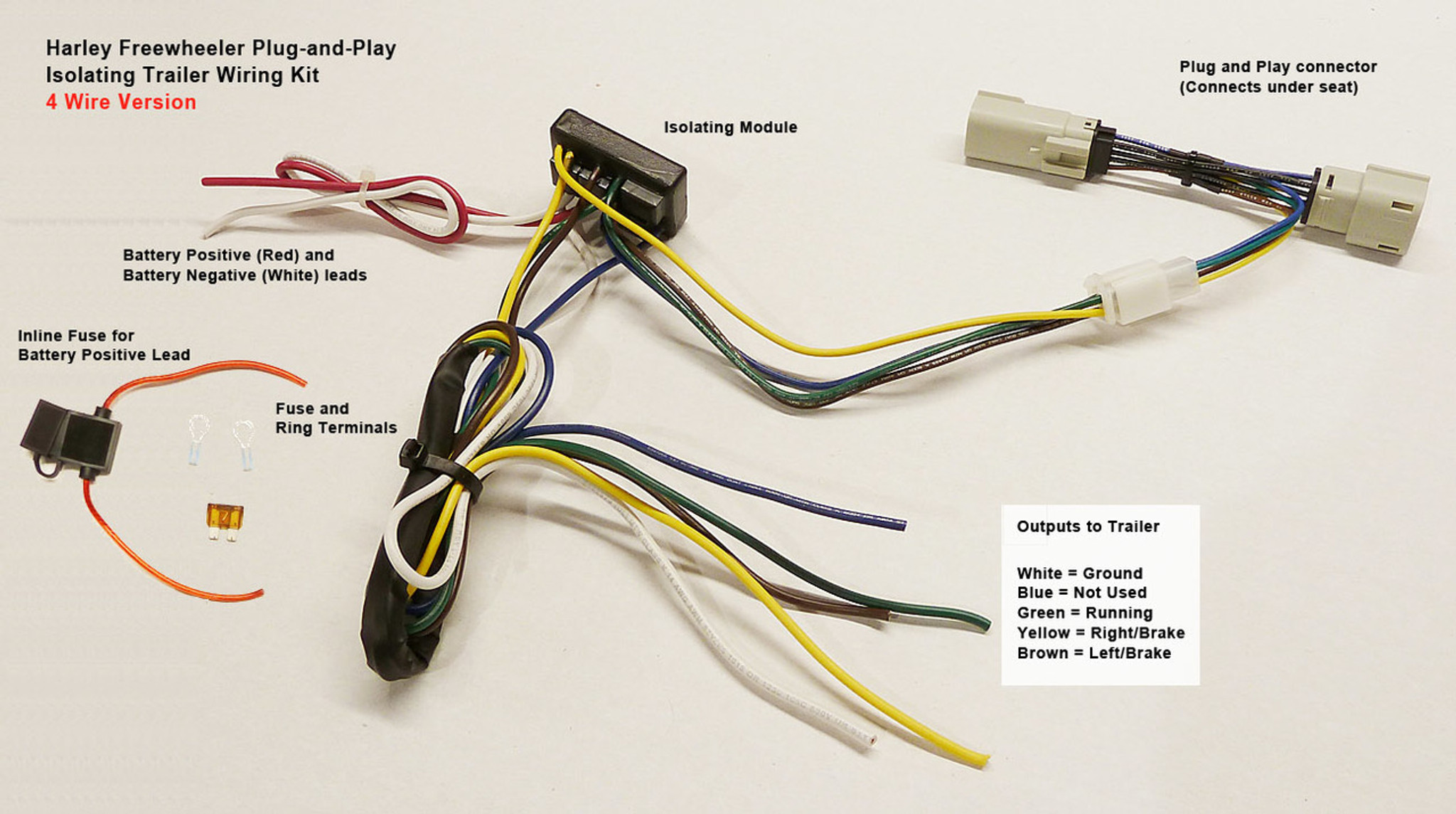 tri glide trailer wiring harness